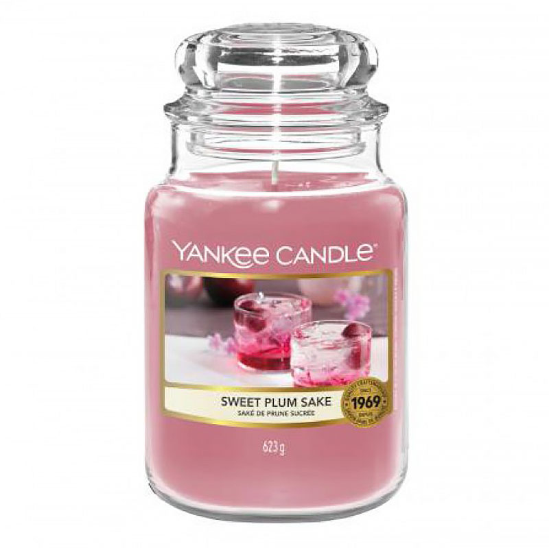 фото Свеча большая yankee candle сливовый саке