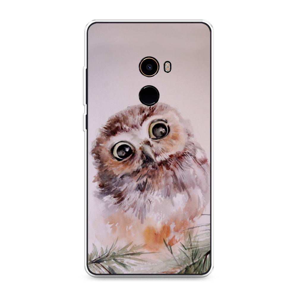 

Чехол Awog на Xiaomi Mi Mix 2 "Сова на розовом", Разноцветный, 32550-1