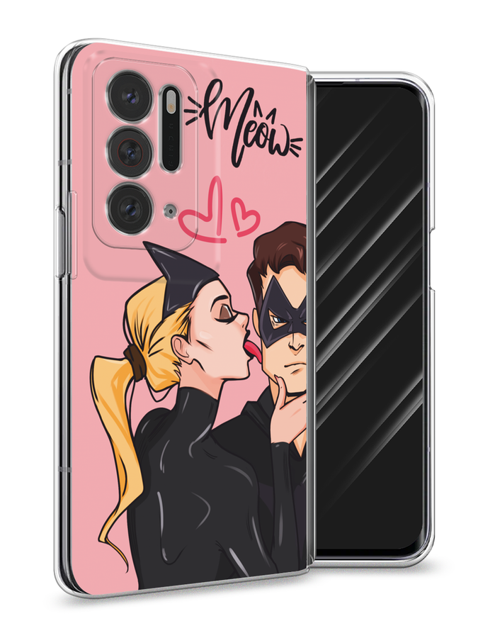 

Чехол Awog на Oppo Find N "Kiss of Cat Woman", Розовый;черный;бежевый, 259650-1