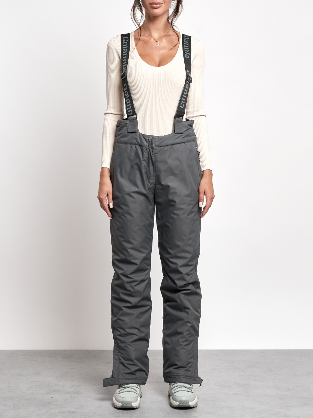Горнолыжные брюки женские Colannia AD7601Sr, серый 44