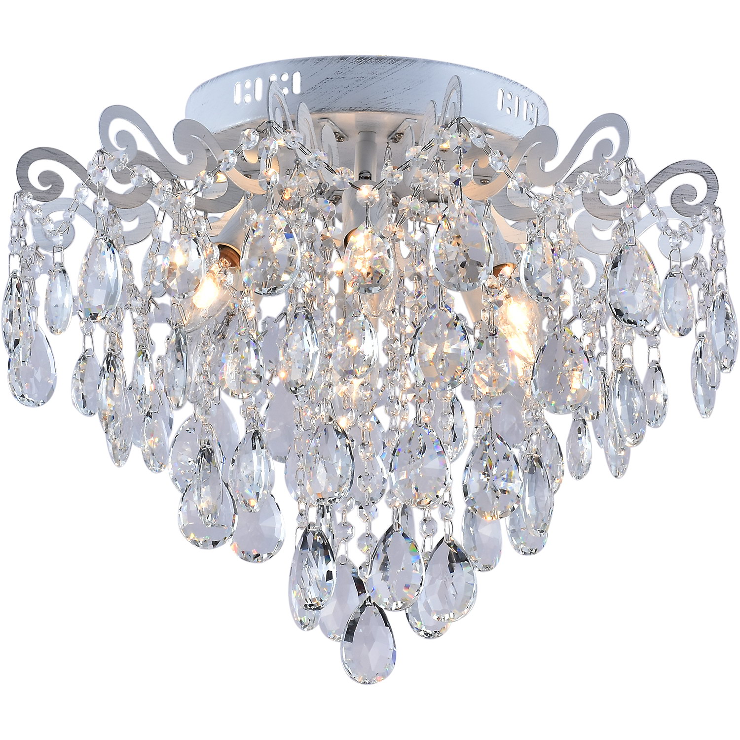 

Люстра потолочная Reluce 04033-0.3-06 WH+SILVER PN