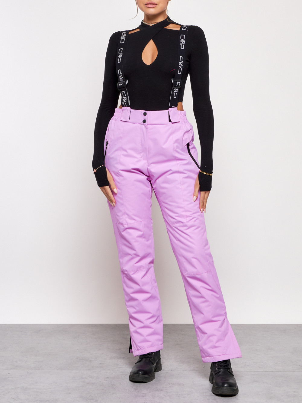 Горнолыжные брюки женские CHUNMAI AD526R, розовый 44
