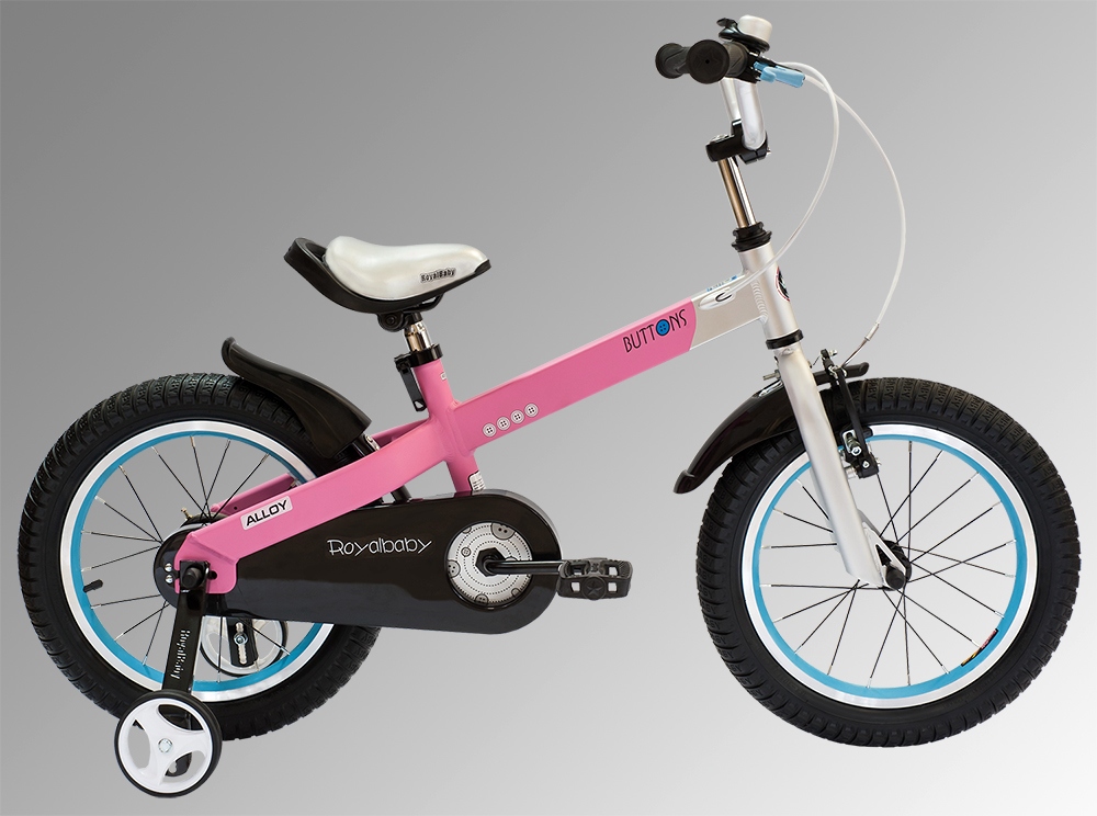 фото Велосипед royal baby buttons alloy 18" rb18-16_розовый