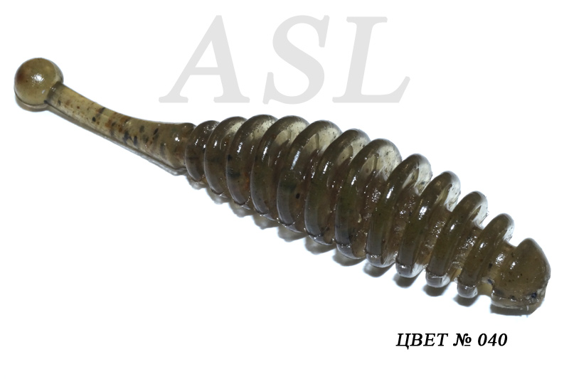 

Силиконовая приманка ASL Бу-Бу цв. 040 L-3,5см 12шт/уп, Бу-бу