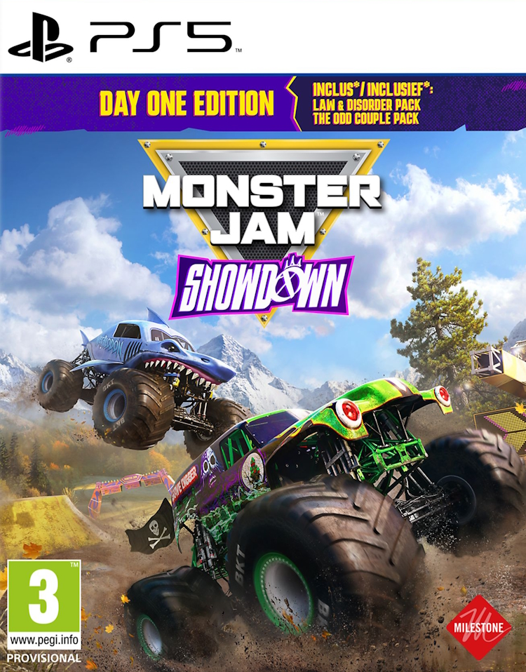 Игра Monster Jam Showdown (PlayStation 5, полностью на иностранном языке)