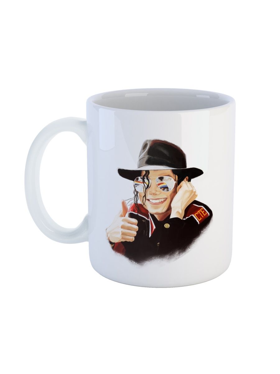 

Кружка Каждому Своё Майкл Джексон, Michael Jackson 330 мл, CU-MZMJ16-W/S