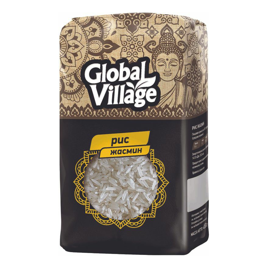 Рис Global Village Жасмин шлифованный 450 г