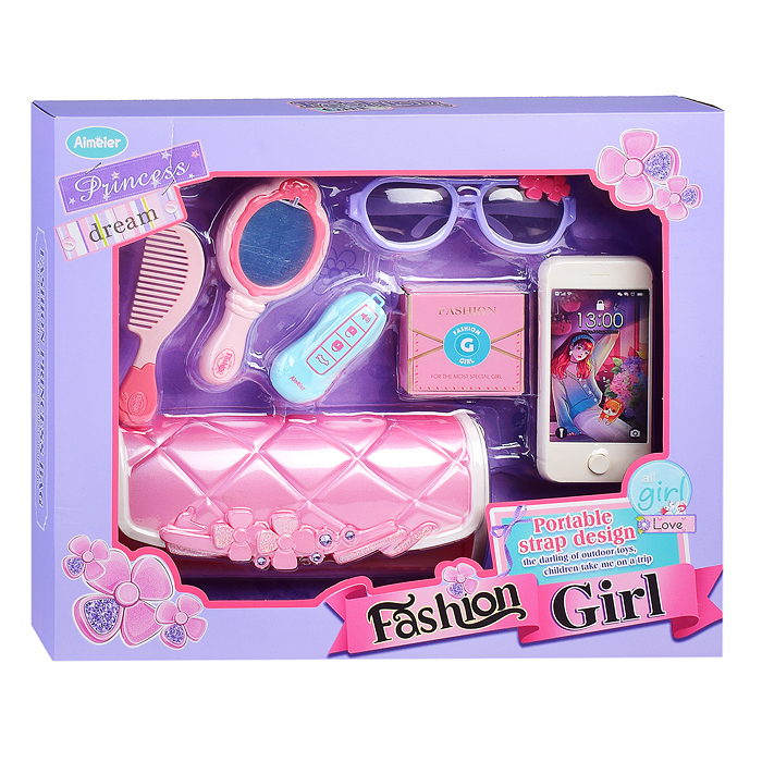 

Набор стилиста 161-1 "Fashion girl-1" в коробке, Разноцветный