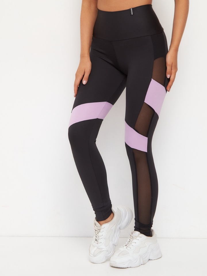 

Тайтсы женские Feel Fluo фиолетовые L, Feel Fluo