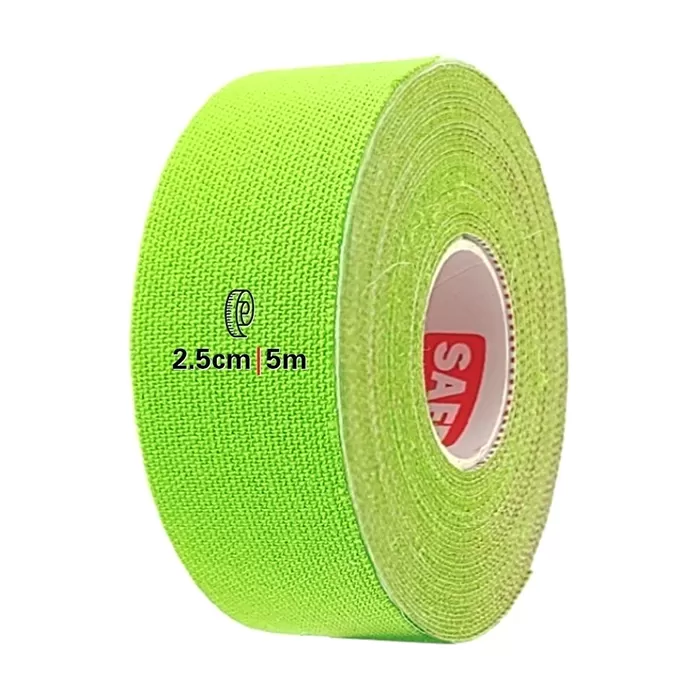 фото Кинезио тейп для тела safespot kinesiology body tape sport (2,5см*5м), зеленый