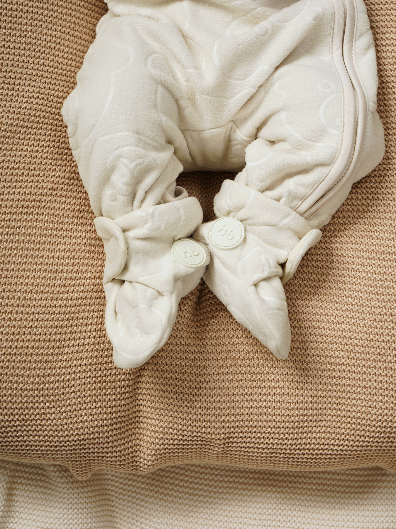 Пинетки детские Happy Baby 89102 cream 12 1135₽