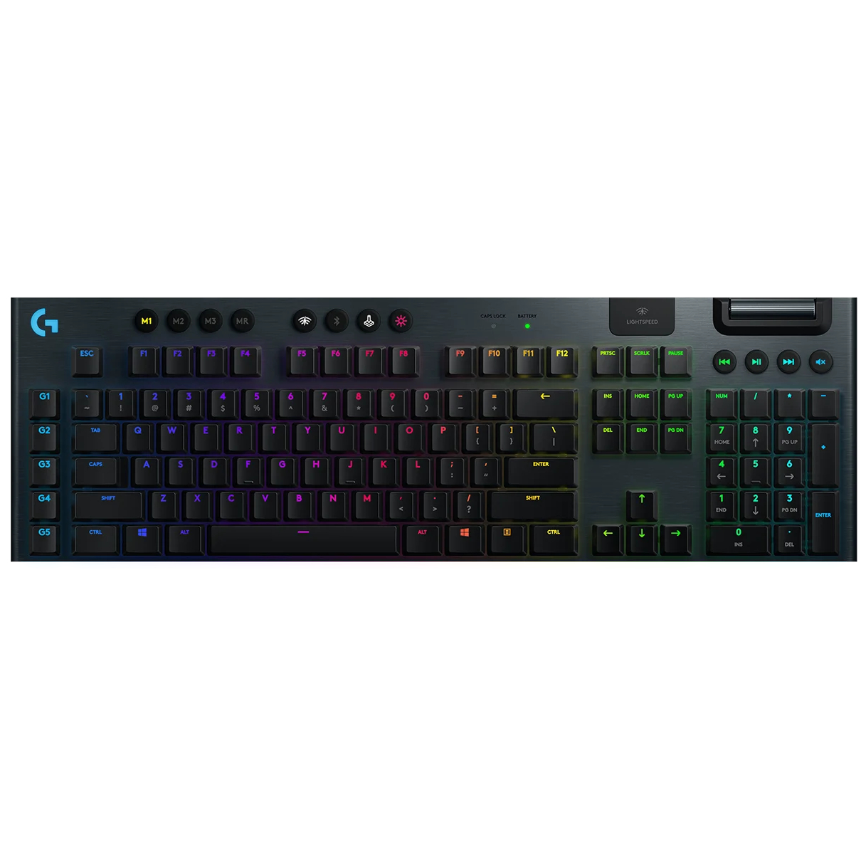 Беспроводная игровая клавиатура Logitech G913 GL-Tactile черный (920-008912EN)