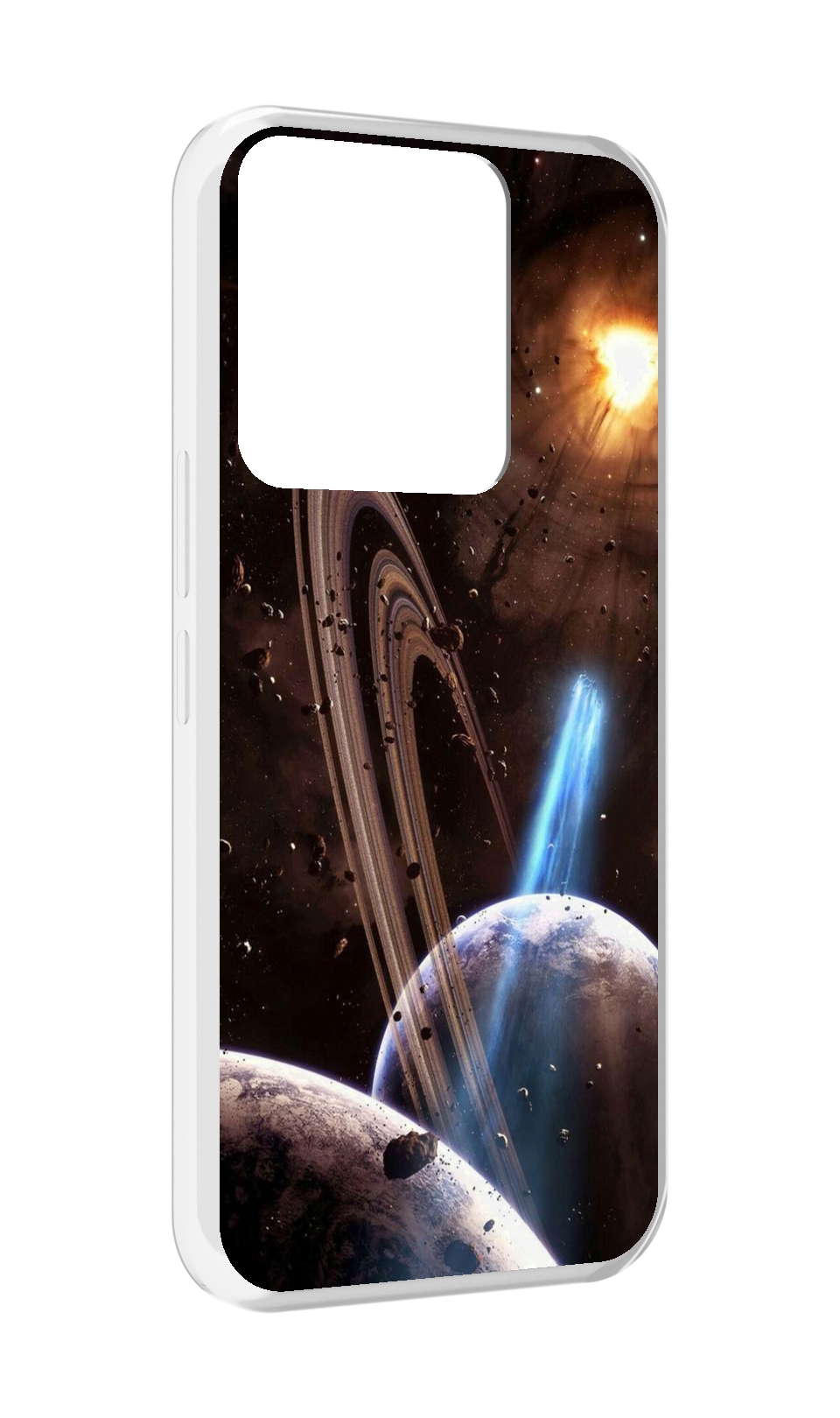 

Чехол MyPads сатурн в космосе для Tecno Spark Go 2022 / Tecno Spark 8C, Прозрачный, Tocco