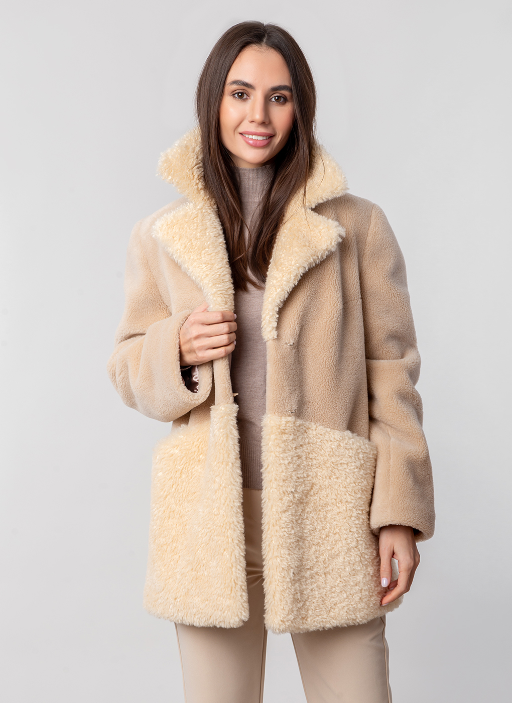 

Куртка женская Endgiel 59370 бежевая 48 RU, 59370