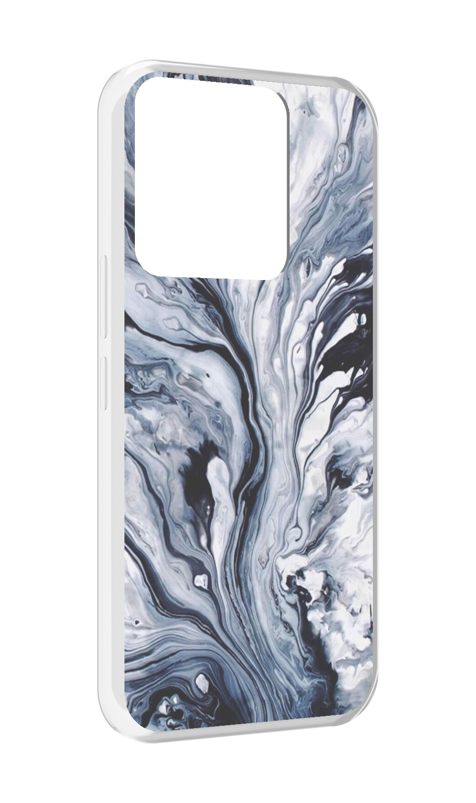

Чехол MyPads серая краска для Tecno Spark Go 2022 / Tecno Spark 8C, Прозрачный, Tocco