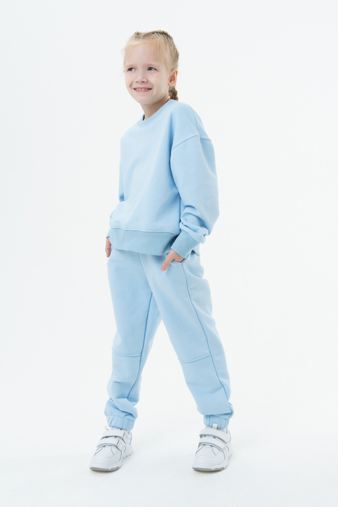 фото Брюки детские ennergiia ss22-kid03голубой цв. голубой р. 146