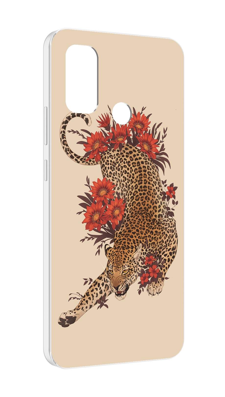 

Чехол MyPads тигр-из-цветов для UleFone Note 10P/Note 10, Прозрачный, Tocco
