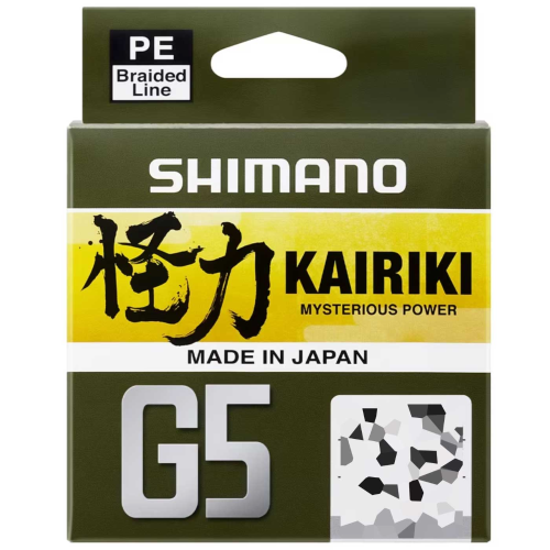 

Шнур Shimano Kairiki G5 X4 150м. 0.13мм. 4.1кг. Steel Grey, Серый, Shimano Kairiki G5 X4 150м. 0.13мм. 4.1кг. Steel Grey