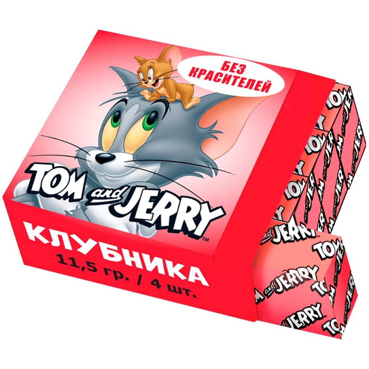 

Жевательная конфетаТом И Джерри клубника