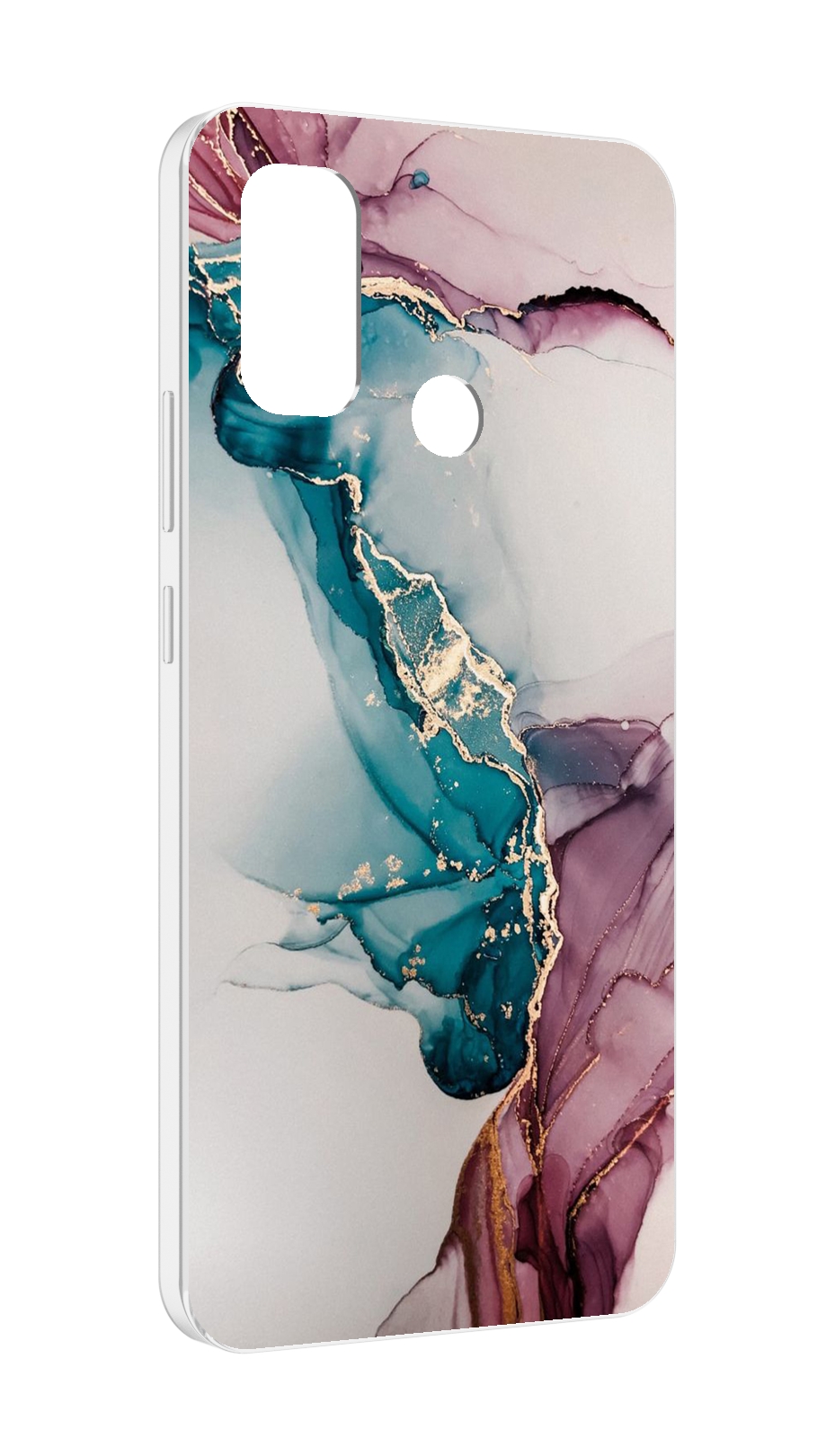 

Чехол MyPads фиолетовый синий краски для UleFone Note 10P/Note 10, Прозрачный, Tocco