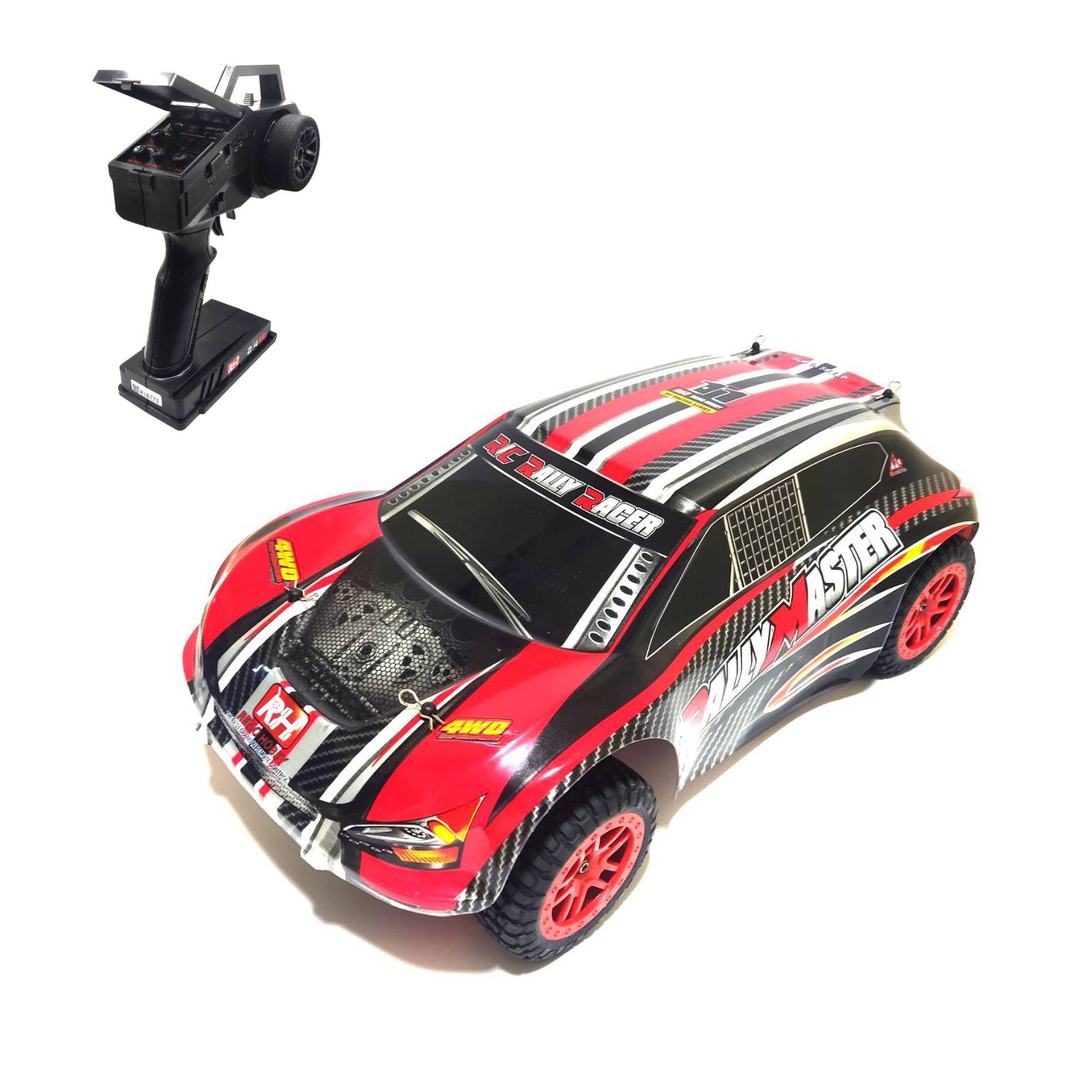 Модель раллийного автомобиля Remo Hobby Rally Master 4WD RTR масштаб 1:8 2.4G - RH8085-RED slot car 1 43 scale set electric racing track rally sport cars toy for scx compact carrera go ninco scalextric track