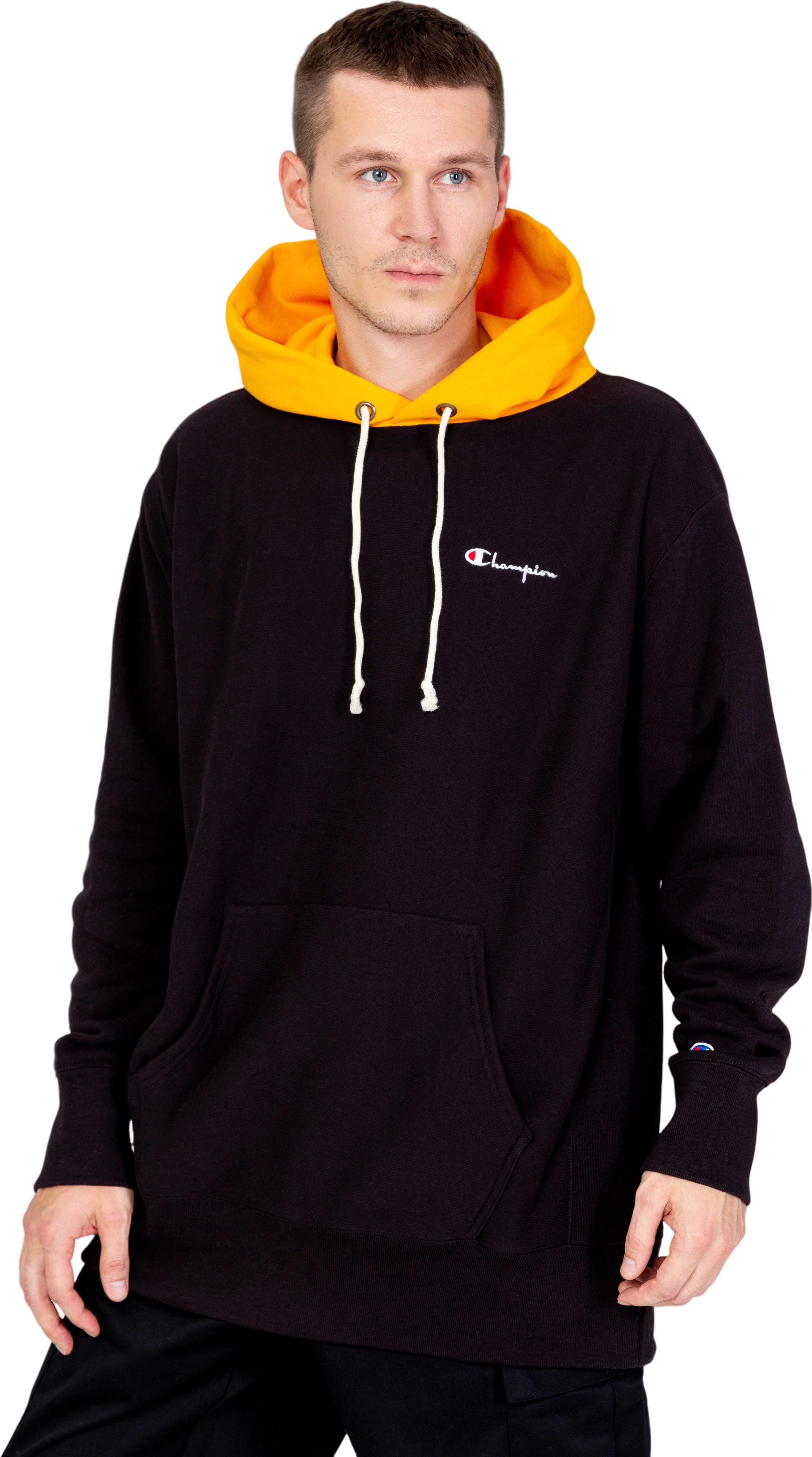 

Худи мужское Champion 215164 черное XS, Черный, 215164