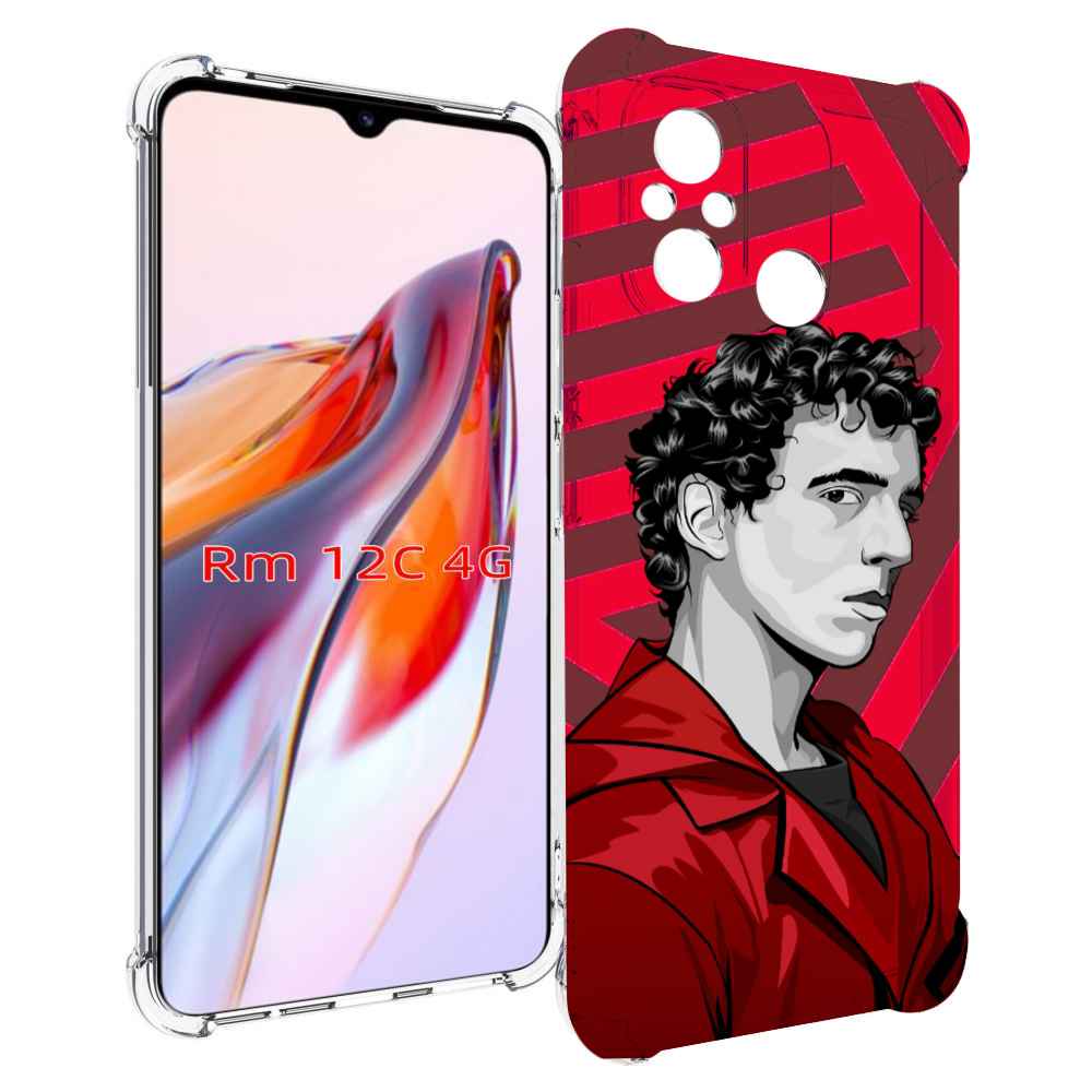 

Чехол MyPads Рио-бумажный-дом для Xiaomi Redmi 12C / Poco C55, Tocco