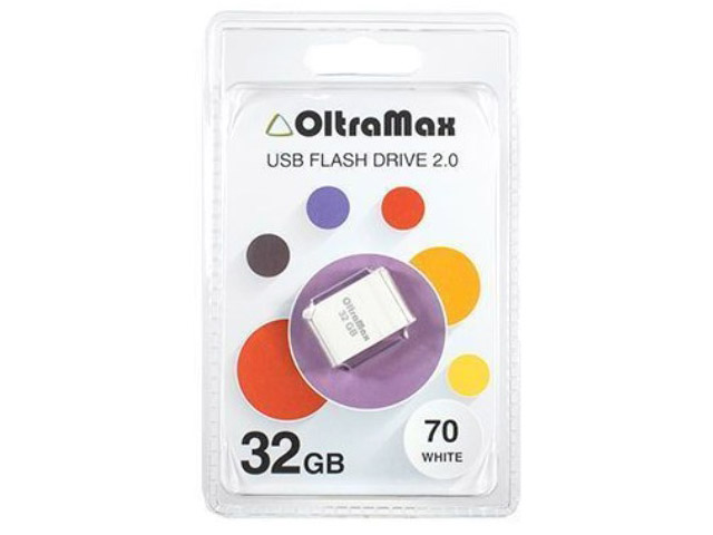 Флешка Oltramax 70 32ГБ White (OM-32GB-70-White)