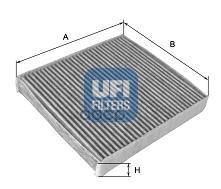 фото Фильтр салона carbon ufi 5411100