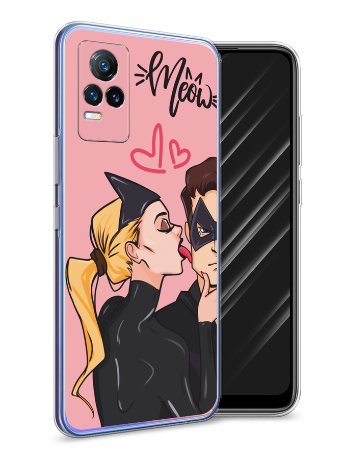 

Чехол Awog на Vivo V21e 4G "Kiss of Cat Woman", Розовый;черный;бежевый, 264550-1