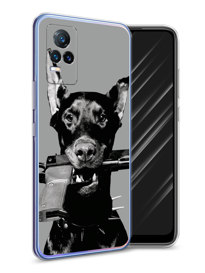 

Чехол Awog на Vivo V21e 4G "Доберман", Серый, 264550-1