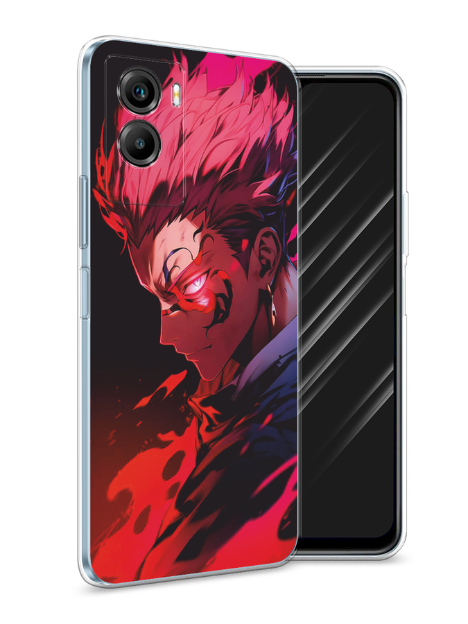 

Чехол Awog на Vivo Y55s 5G "Взгляд Сукуны", Розовый;красный;черный, 266150-1