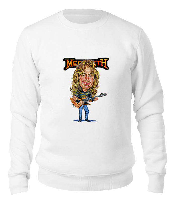

Свитшот унисекс Printio Megadeth белый XL, Megadeth