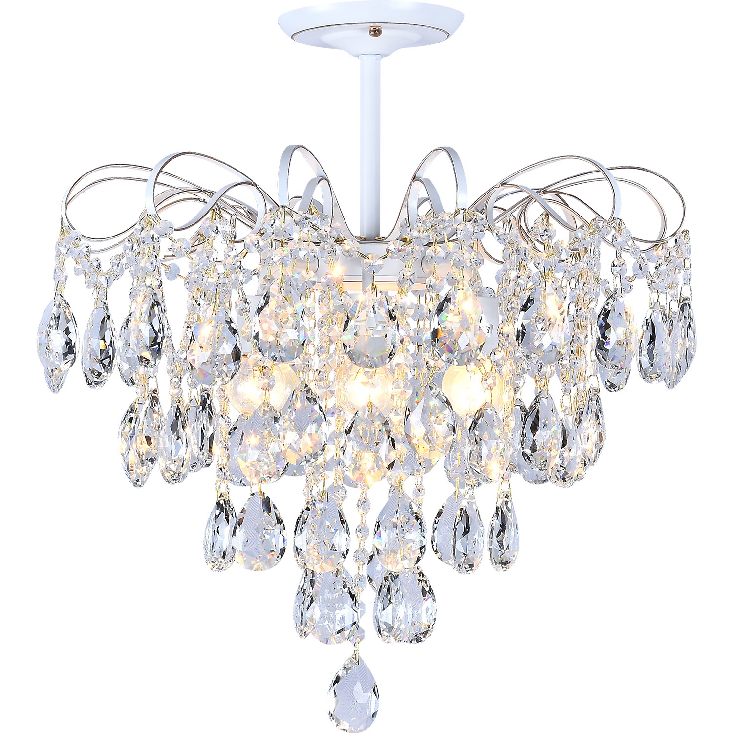 фото Люстра потолочная reluce 96027-0.3-06 wh+gold pn