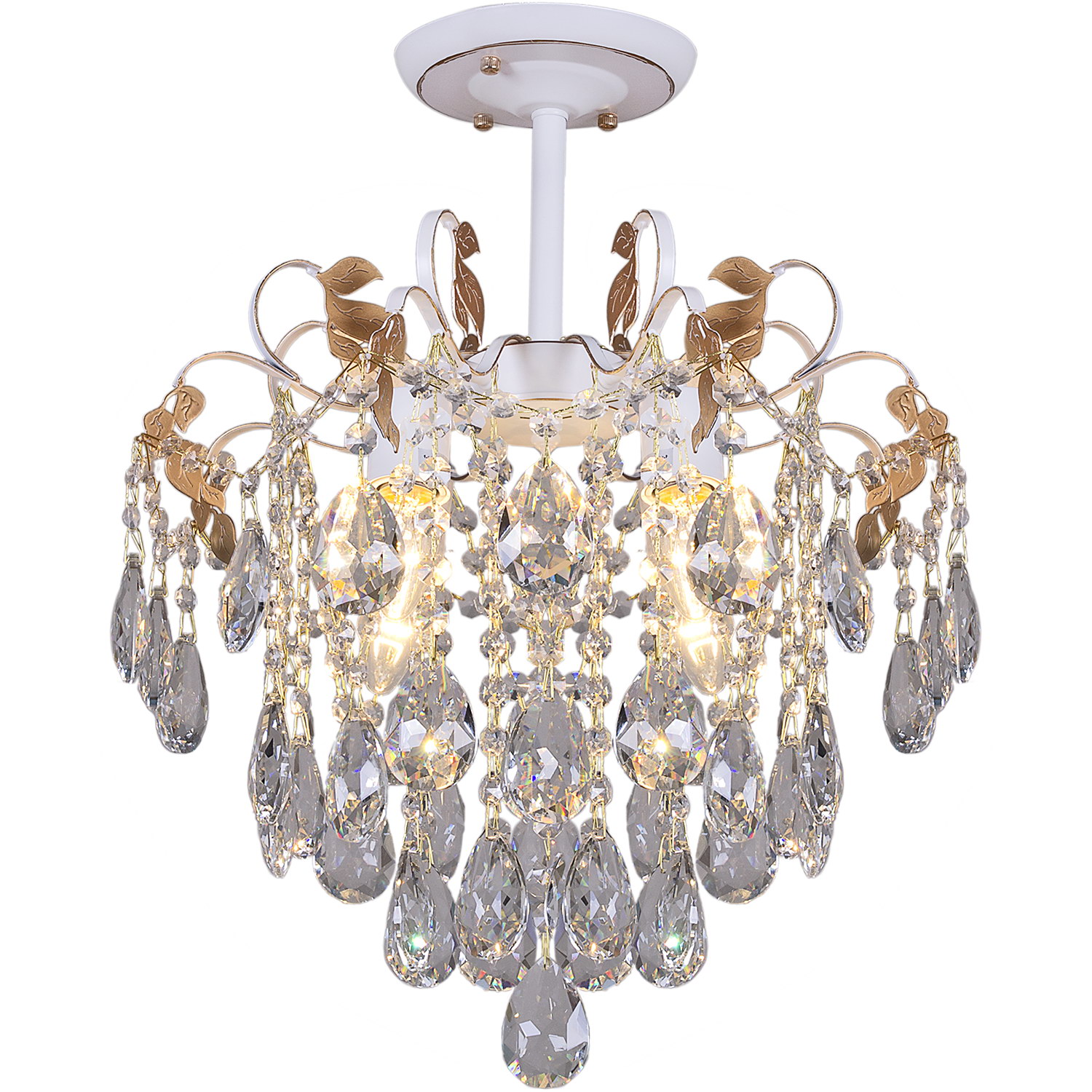 

Люстра потолочная Reluce 96028-0.3-04 WH+GOLD PN