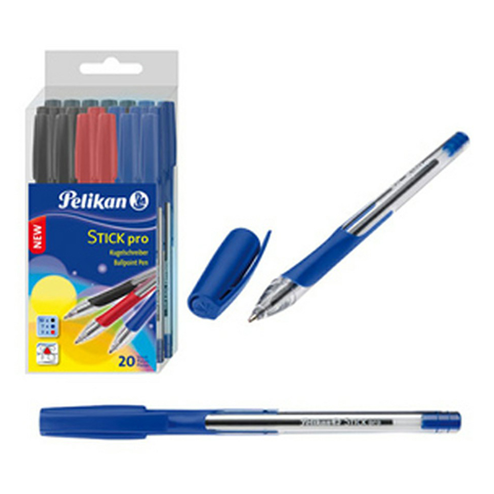Ручка шариковая Pelikan Stick Pro, синяя, 1,2 мм, 1 шт.