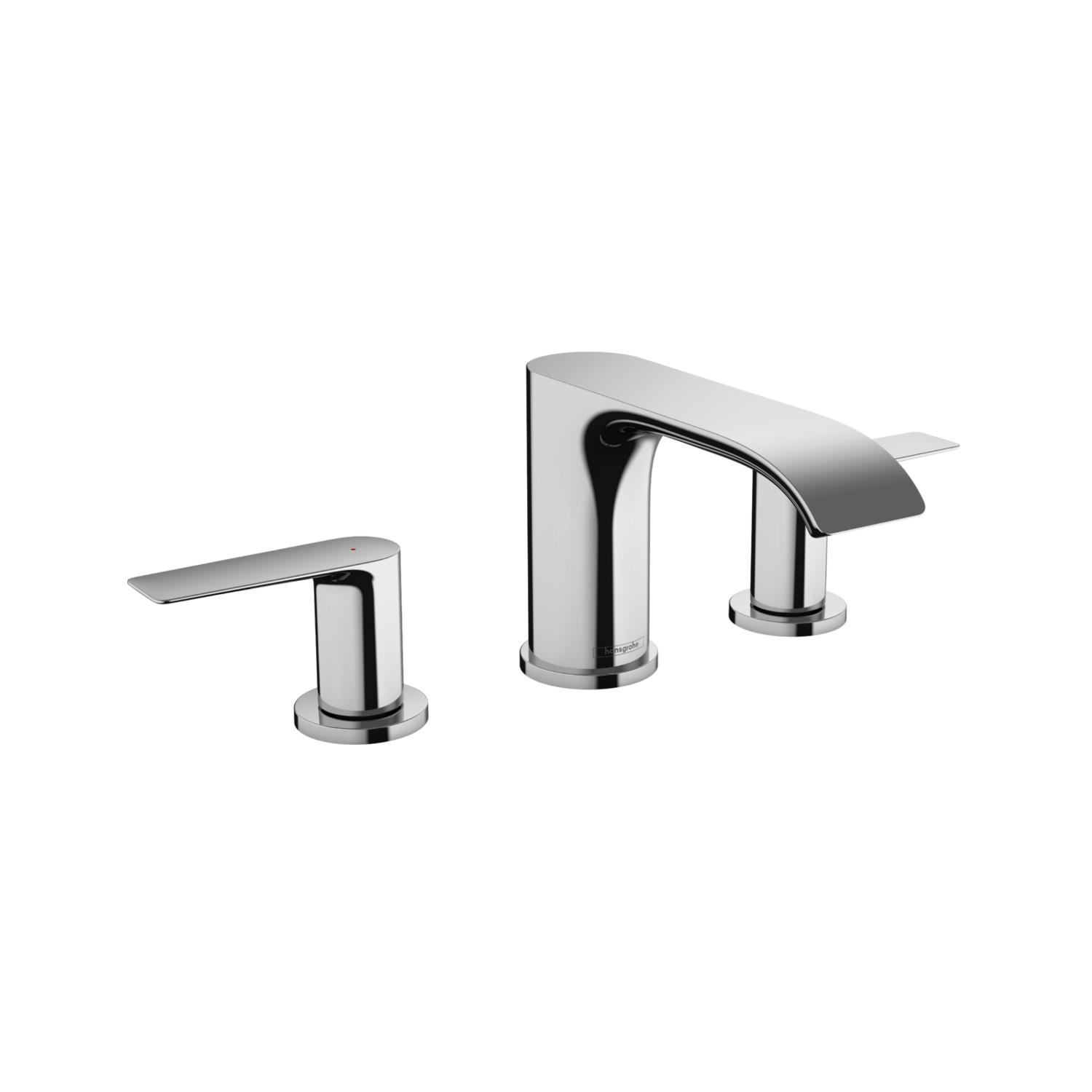 фото Смеситель для раковины hansgrohe , на 3 отверстия, 90, со сливным гарнитуром 75033000