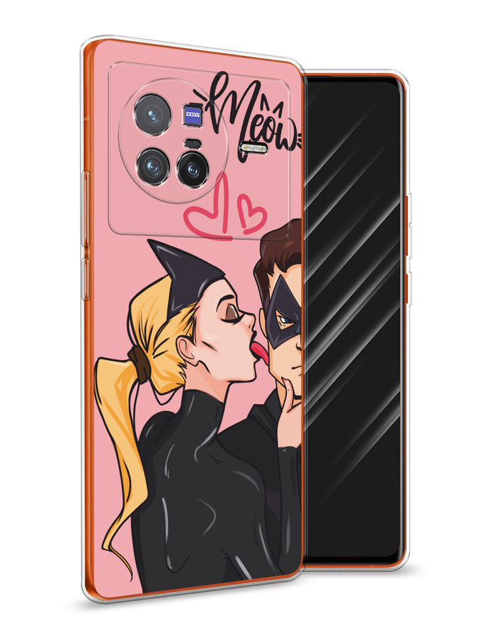 

Чехол Awog на Vivo X80 "Kiss of Cat Woman", Розовый;черный;бежевый, 266550-1