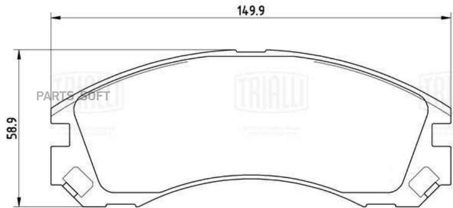 

Колодки торм. для а/м Mitsubishi Outlander XL (05-) диск. перед. (керам.) (PF 1105CR) PRO