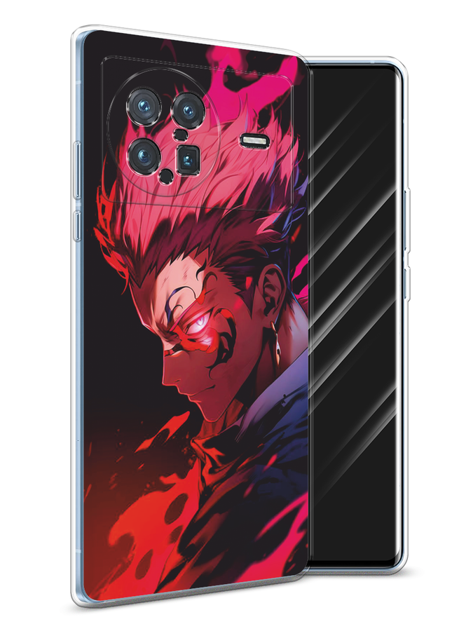 

Чехол Awog на Vivo X Note "Взгляд Сукуны", Розовый;красный;черный, 266950-1