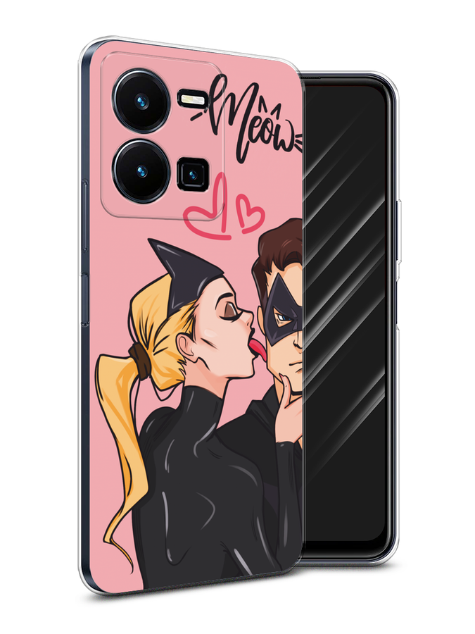 

Чехол Awog на Vivo Y35 4G "Kiss of Cat Woman", Розовый;черный;бежевый, 267250-1