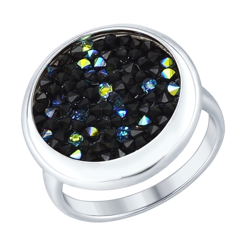 

Кольцо из серебра со swarovski р. 18.5 Яхонт Ювелирный 175599, 175599