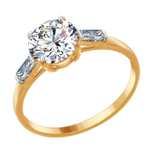 

Кольцо из серебра со swarovski р. 17 Яхонт Ювелирный 176924, 176924