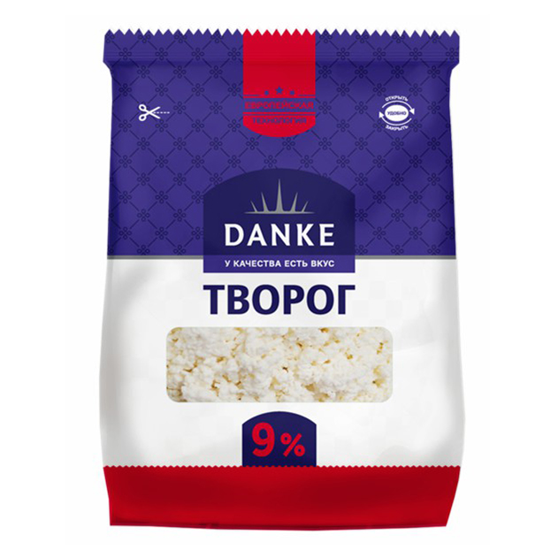 

Творог рассыпчатый Danke БЗМЖ 9% 350 г