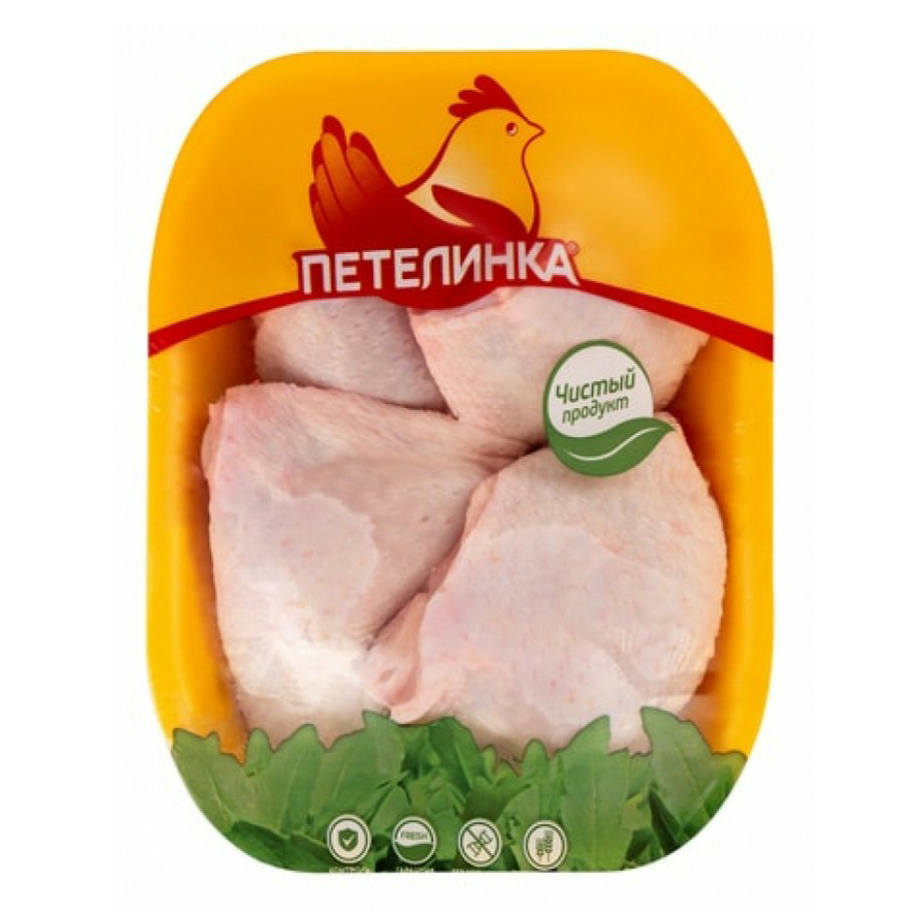 Бедро цыпленка-бройлера с кожей Петелинка Особое охлажденное +-1 кг