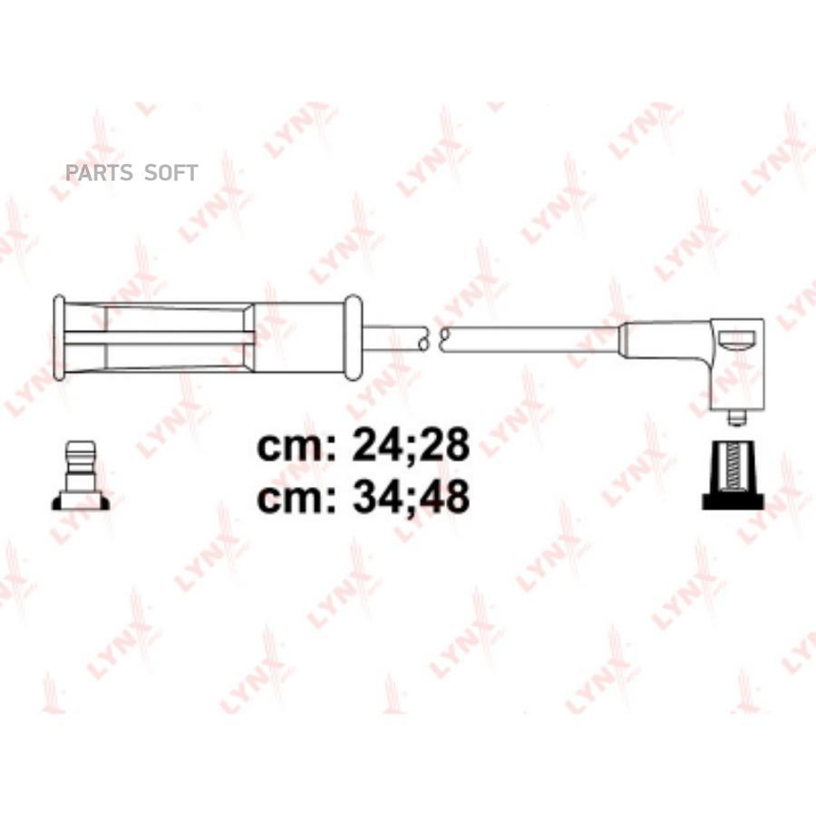 

Комплект высоковольтных проводов LYNXAUTO spe6343