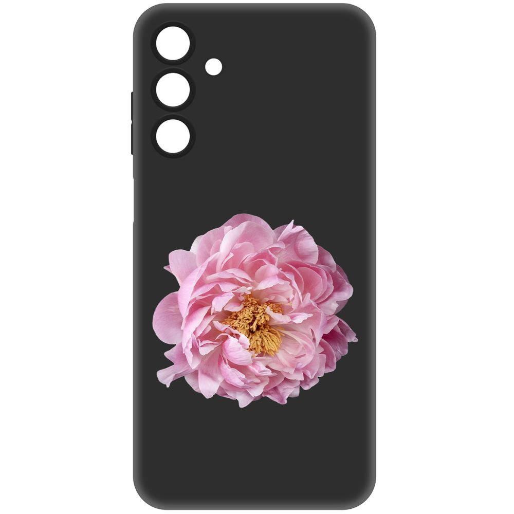 

Чехол-накладка Krutoff Soft Case Розовый пион для Samsung Galaxy A15 4G (A155) черный