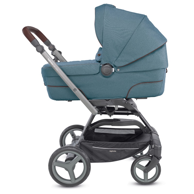 

Коляска 3 в 1 Inglesina Quad System 4 в 1 шасси Quad Titanium Black Coffee, ascott green