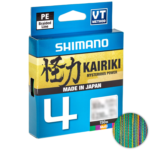 

Леска Shimano Kairiki 4, 150м, разноцветная, Разноцветный, Kairiki 4