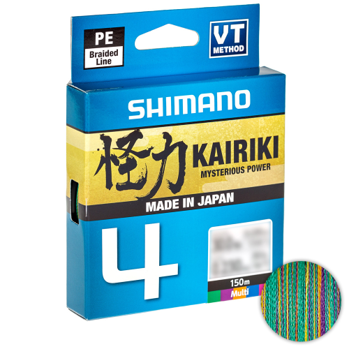 Леска Shimano Kairiki 4, 150м, разноцветная